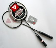 WS0321 steel alloy badminton racket(no joint & pair)